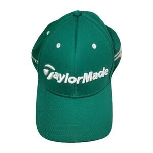 TaylorMade Adidas Golf Hat Lethal R FlexFit Green Fitted Cap Performance Stretch